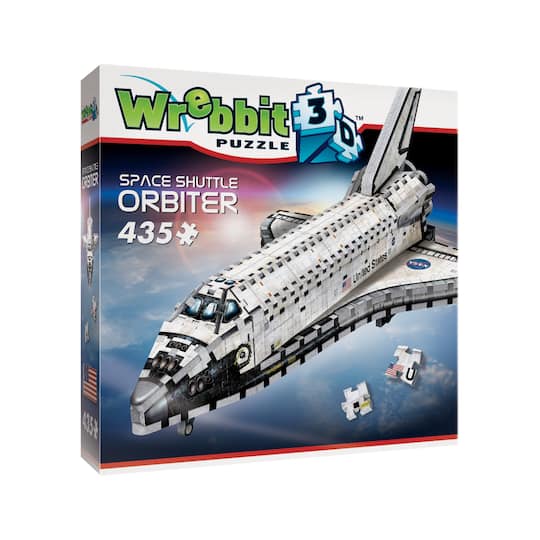 Wrebbit 3D Puzzle™ Space Shuttle Orbiter 435 Piece Puzzle | 18" x 11.5" x 8" | Michaels®